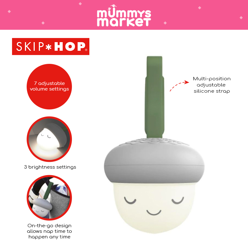 Skip Hop Glow With Me Portable Acorn Sound Machine